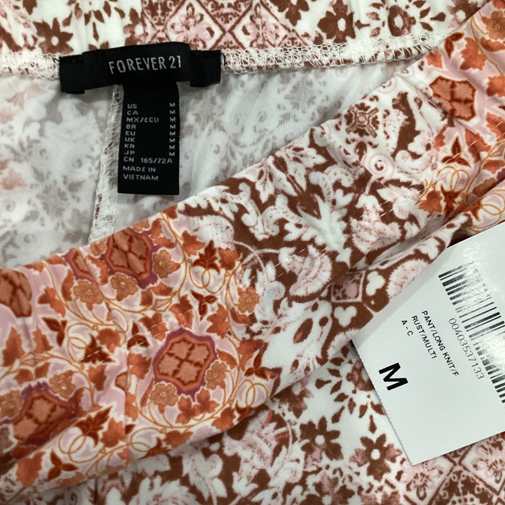 NWT forever 21 patter color pants - Picture 5 of 7